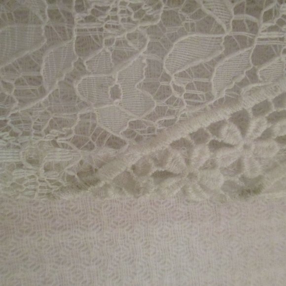 NEW FOR LOVE & LEMONS PORTALA SHEER WHITE LACE MAXI DRESS SIZE S - Picture 11 of 14